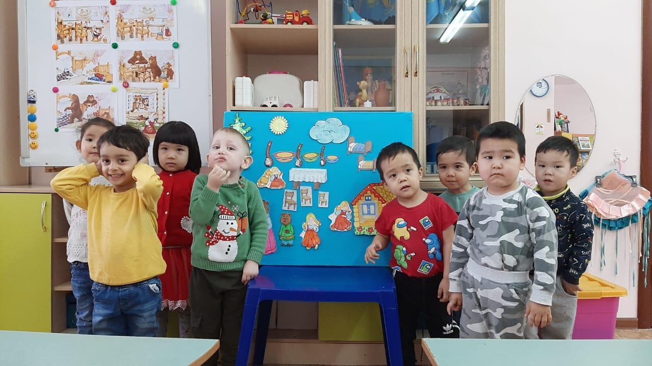 Открытое ОУД по театрализации в средней группе "Ягненок"     Тема: сказка "Три медведя"