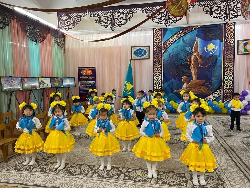 Алматы қаласы, Жетісу ауданы МКҚК «№101 бөбекжай- балабақшасында» 25 қазан Республика күніне арналған "Туған елім- Қазақстан!" атты тақырыптық ұйымдастырылған оқу іс-әрекеті атап өтілді.  Мақсаты: Бүлдіршіндерді өз Отанын сүйюге, Қ